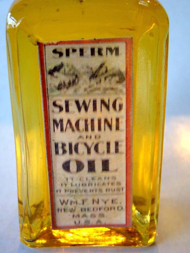 A large unopened bottle of "Sperm Whale Oil" distributed by William F. Nye, New Bedford, MA., circa 1890 — image 2